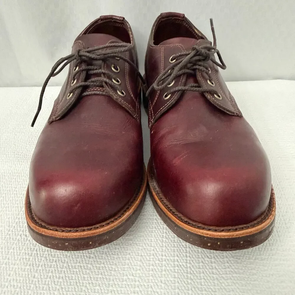 Chippewa & L.L. Bean Shoes Mens 10 EE Cordovan Oxblood Oxford Vibram Leather